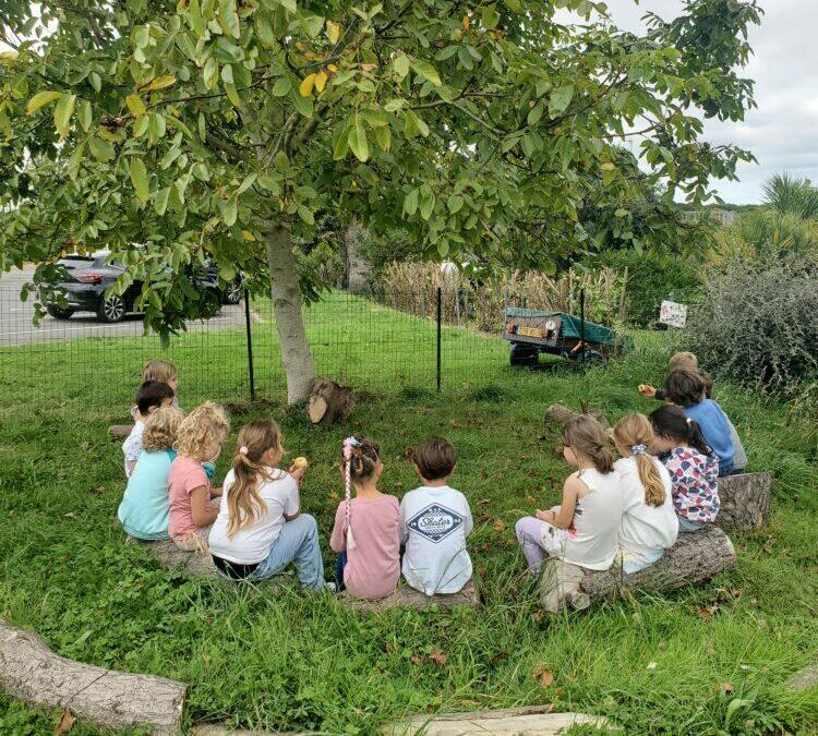 Goûter improvisé pour les GS-CP