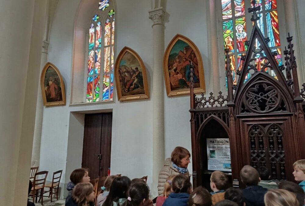 Visite de l’église: découverte de ses éléments et du chemin de croix